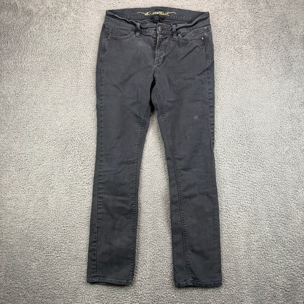 Old Navy The Sweetheart Classic Rise Straight Leg Jeans Black Size 6‎ Regular